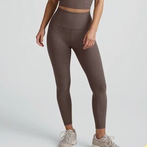 Beyond Yoga Caught in the Midi Spacedye Light Brown Leggings - XS